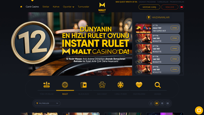 Maltcasino Rulet Güvenilir mi? – Maltcasino Rulet Kuralları